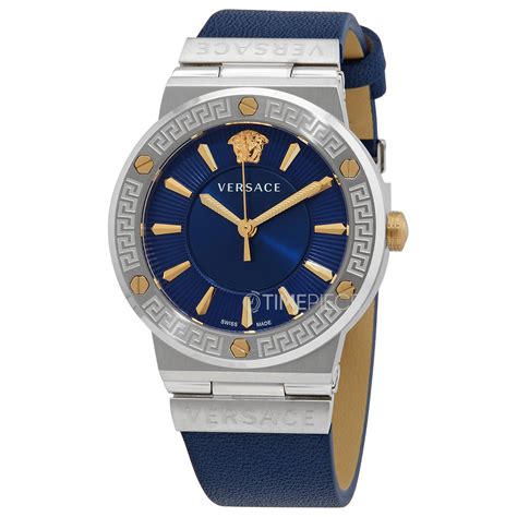 Versace Pop Chic Quartz Blue Dial Ladies Watch 